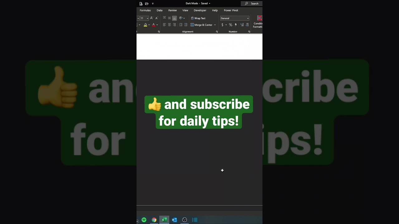 Excel Dark Mode Tips for Better Viewing π