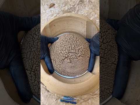 Mud gets pixelated #asmr #asmrsounds #asmrvideo #satisfying #satisfyingvideo #oddlysatisfying #mud