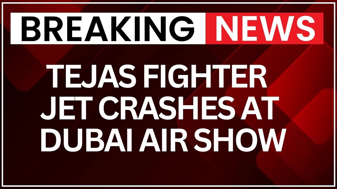 Tejas Jet Crashes in Dubai Air Show ✈️