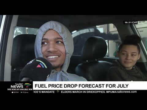 Fuel price drop forecast for July