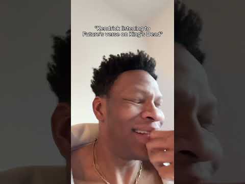 Kendrick listening to Future’s verse on King’s Dead #relatable #kendricklamar #future