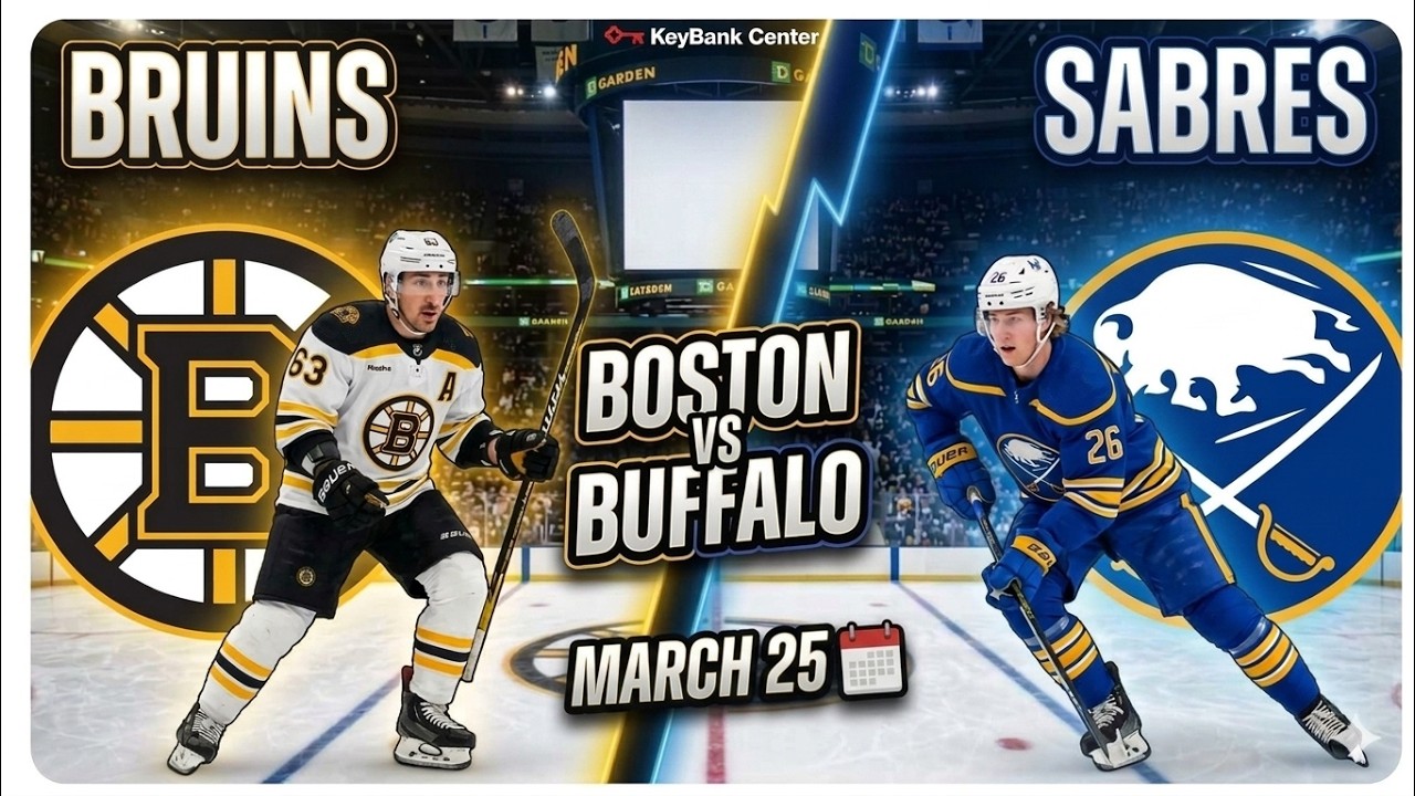 Sabres vs. Bruins | March 25, 2026 | Zombie PREGAME 🧟