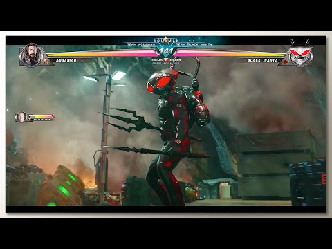 Ocean Master & Aquaman vs Black Manta with Healthbars