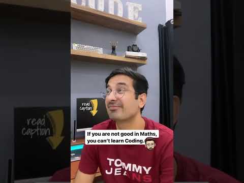 How Much Maths is Needed for Programming? 🤔🤔 #ytshorts #shortsyoutube #learntocode