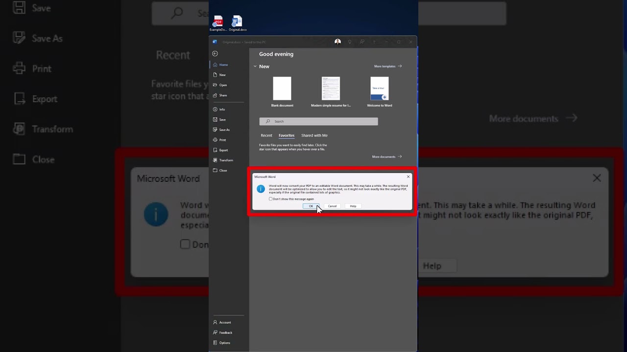 Convert PDF to Word Easily ✨