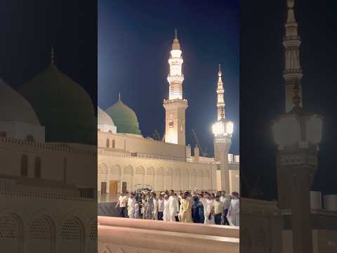 The most beautiful view in Madina 💚🌹#love #madina #salam #umrah #travel #shorts #naat #ytshorts