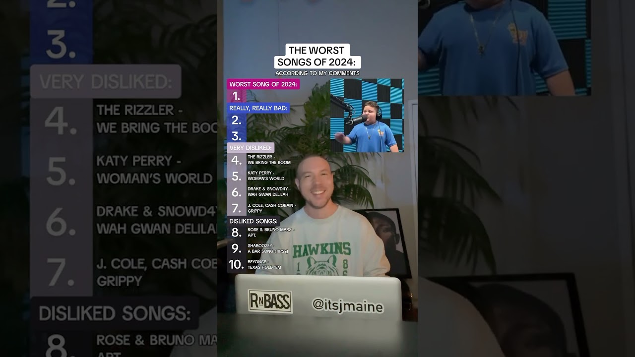 Top 2024's Worst Songs 🎶