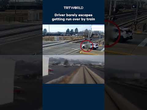 Train crashes into SUV rear-ended onto train tracks in Utah