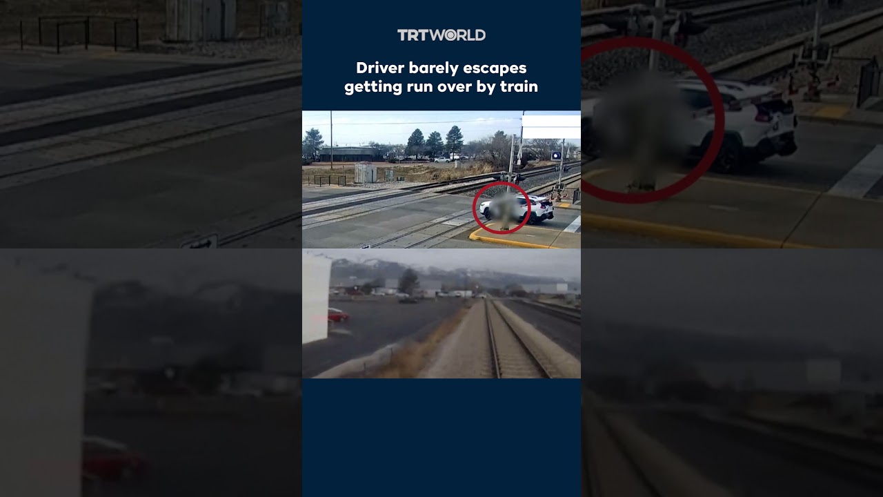 Narrow Escape: Train Collides with SUV Pushed onto Tracks in Utah 🚆