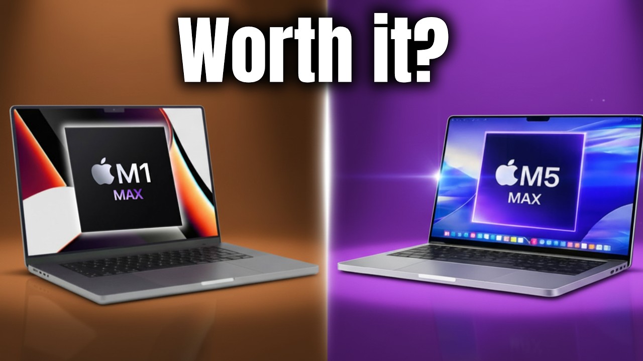 M1 Max vs M5 Max: Apple’s 5-Year Progress 📱