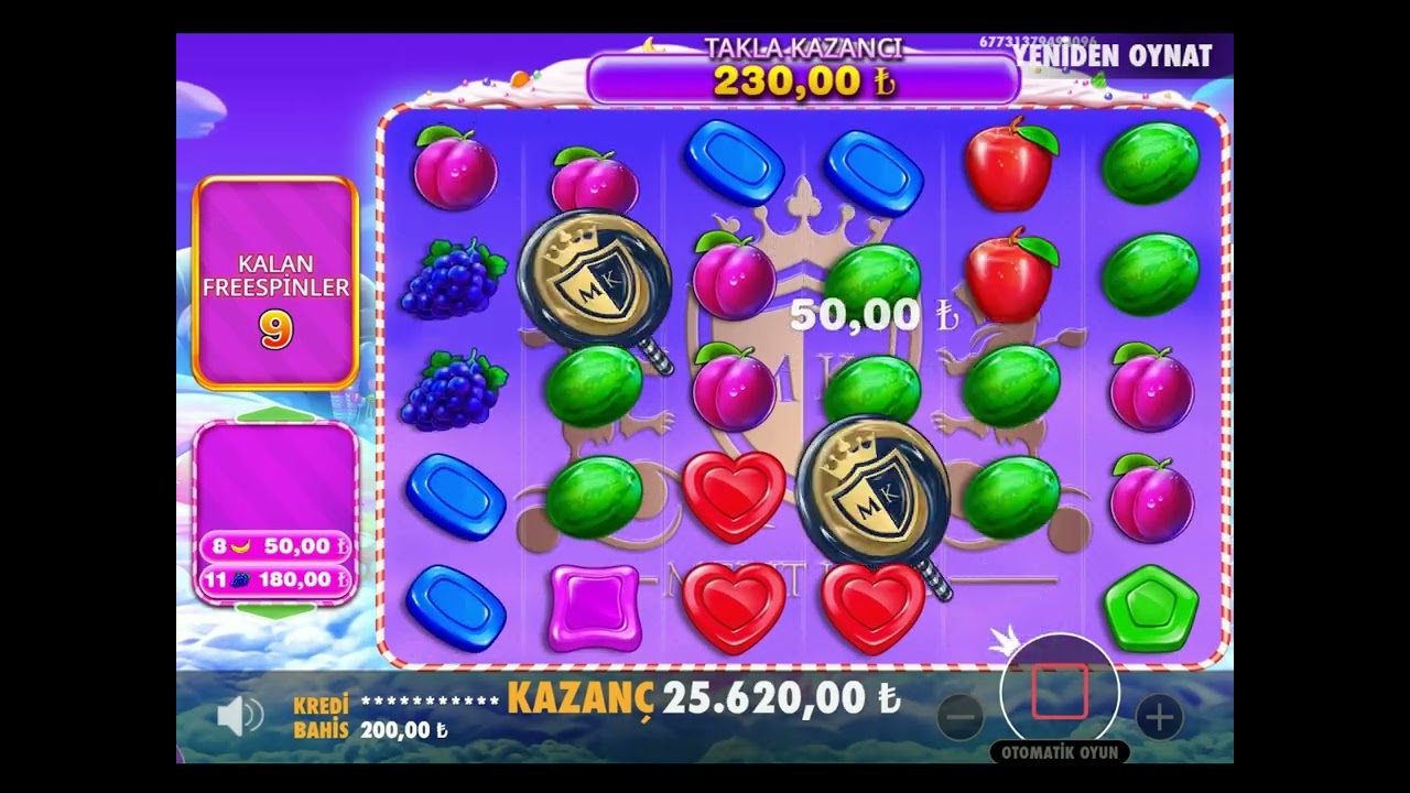200 TL Yatırımla 760.000 TL Kazanın! Sweet Bonanza'da 2 Kez 1000x Çarpanlar 🎰
