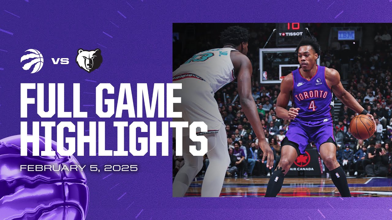 Raptors vs. Grizzlies Highlights | Feb 5, 2025 🏀