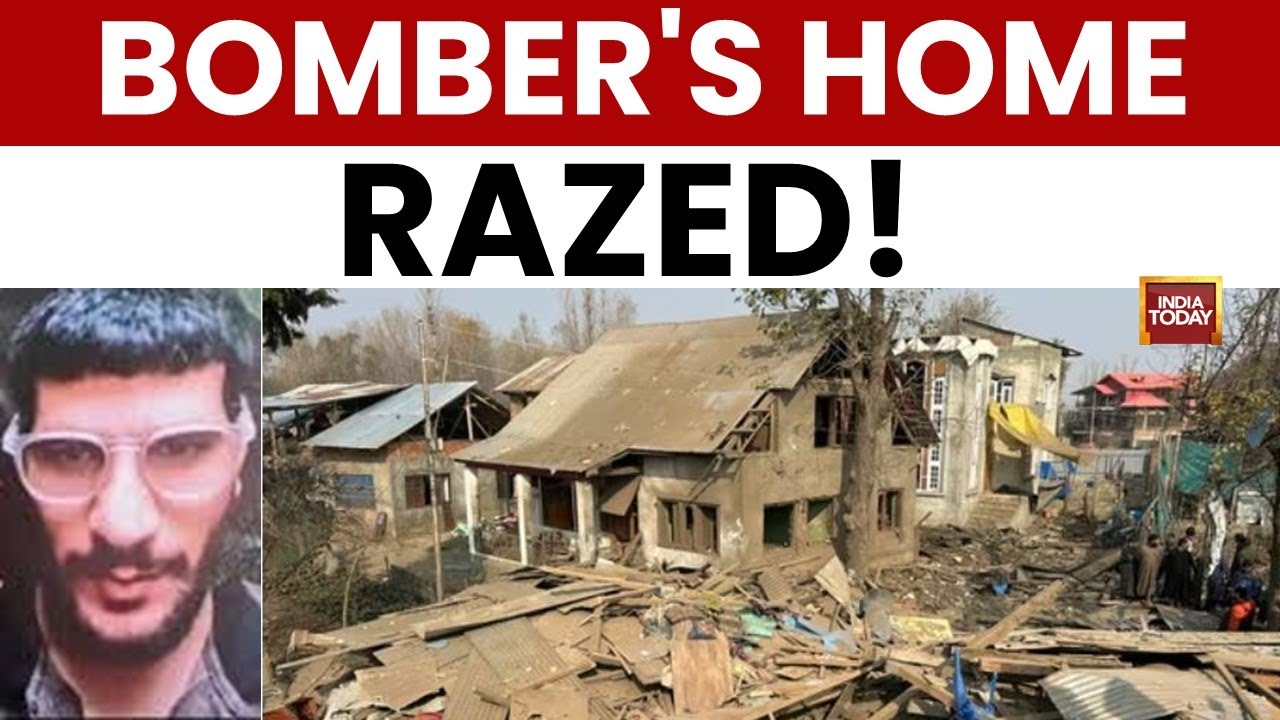 Delhi Red Fort Blast: Bomber's House Destroyed 🏠