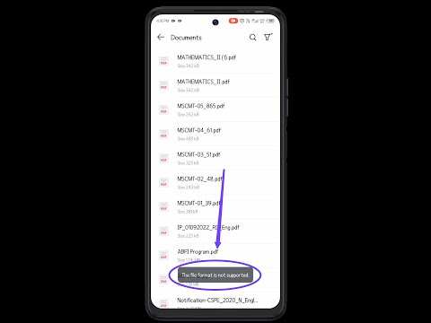 how to fix it This file format is not supported.Pdf file not open #trending #shorts #viral