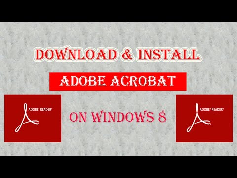 How to install adobe Acrobat Reader Dc for windows 8 |Fix Adobe Reader DC Installation Failed