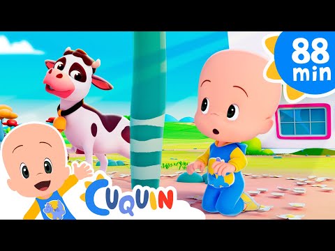 En la granja de Cuquín 🐮 y más canciones infantiles para bebés con Cleo y Cuquín