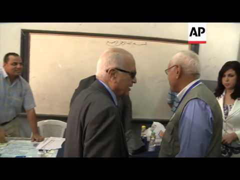 ARAB LEAGUE CHIEF NABIL ELARABY INSPECTS POLLING STATIONS