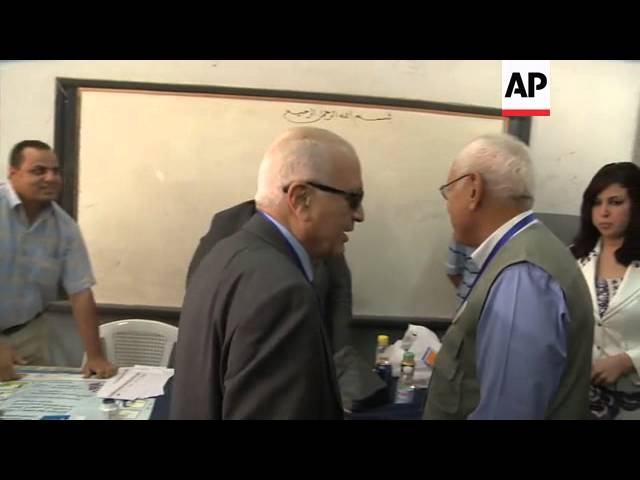 Arab League Chief Nabil Elaraby Visits Cairo Polling Stations During Egypt Election 🗳️