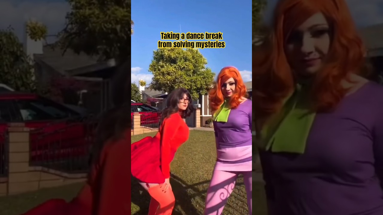 Find Your Balance with Girls Got Rhythm! 💃 #ScoobyDoo #Velma #Daphne #Shorts