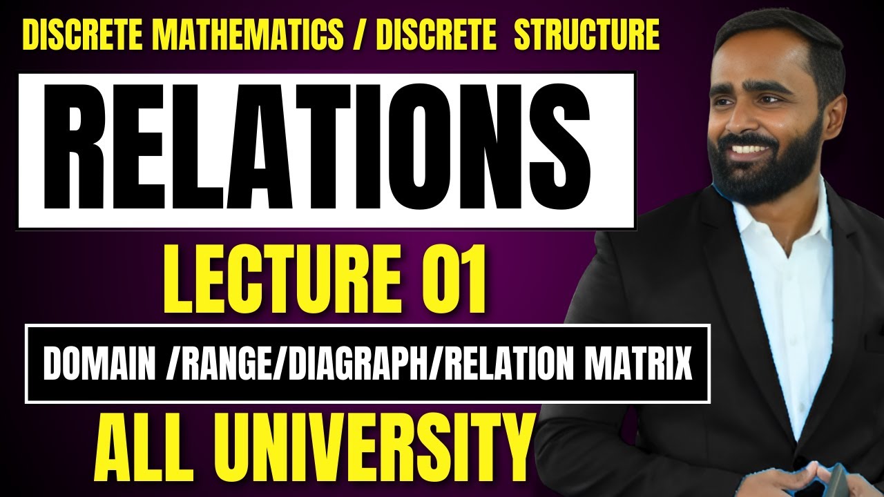 Relations Lecture 01: Domain, Range & Diagrams 📊