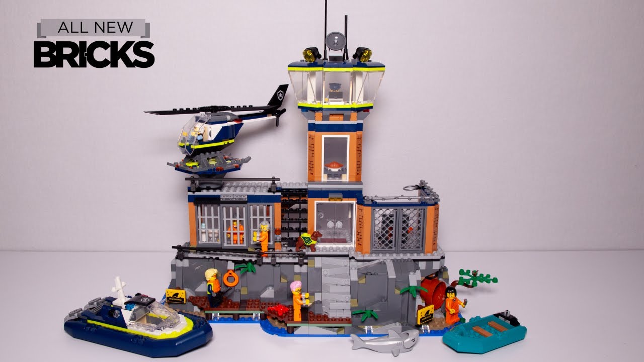 Lego City 60419 Police Prison Island Speed Build 🏙️