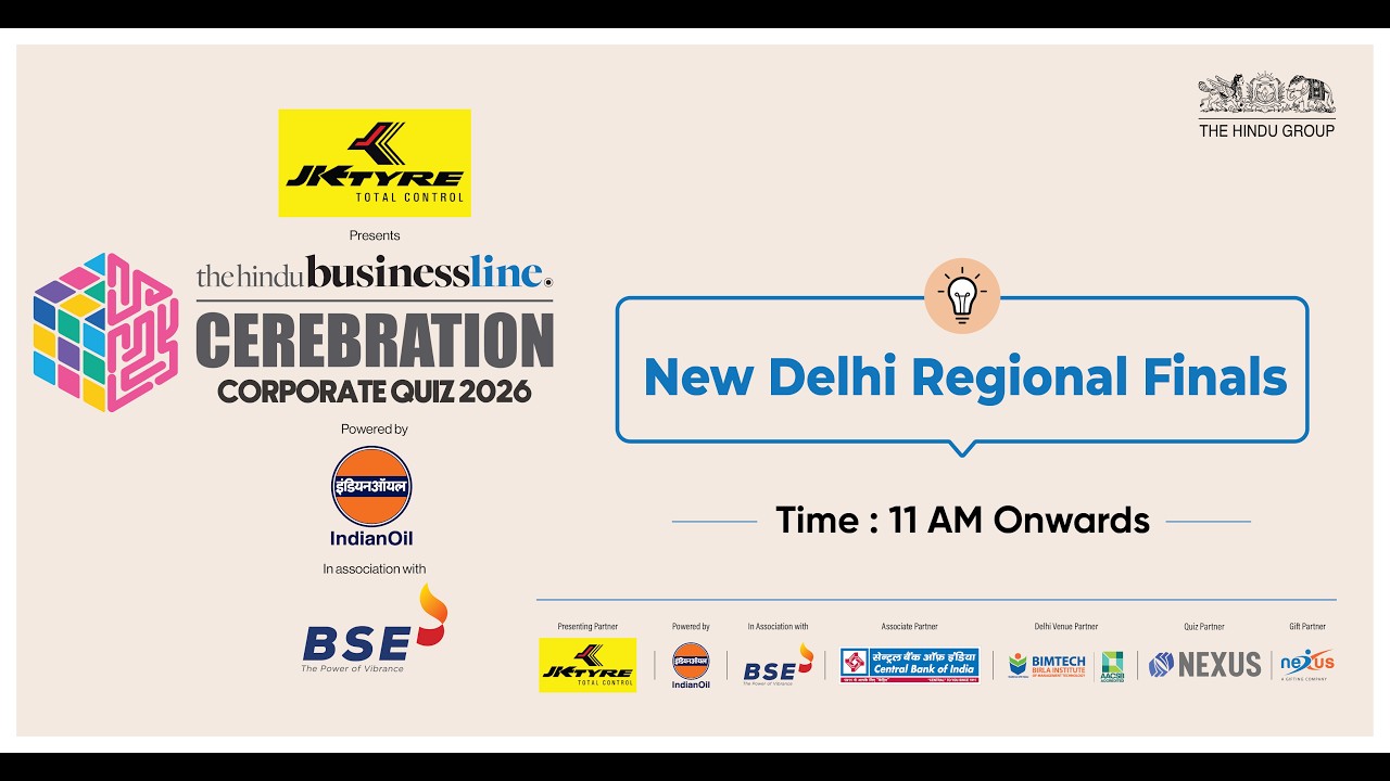 Businessline Cerebration Quiz 2026 - New Delhi Semi Finals
