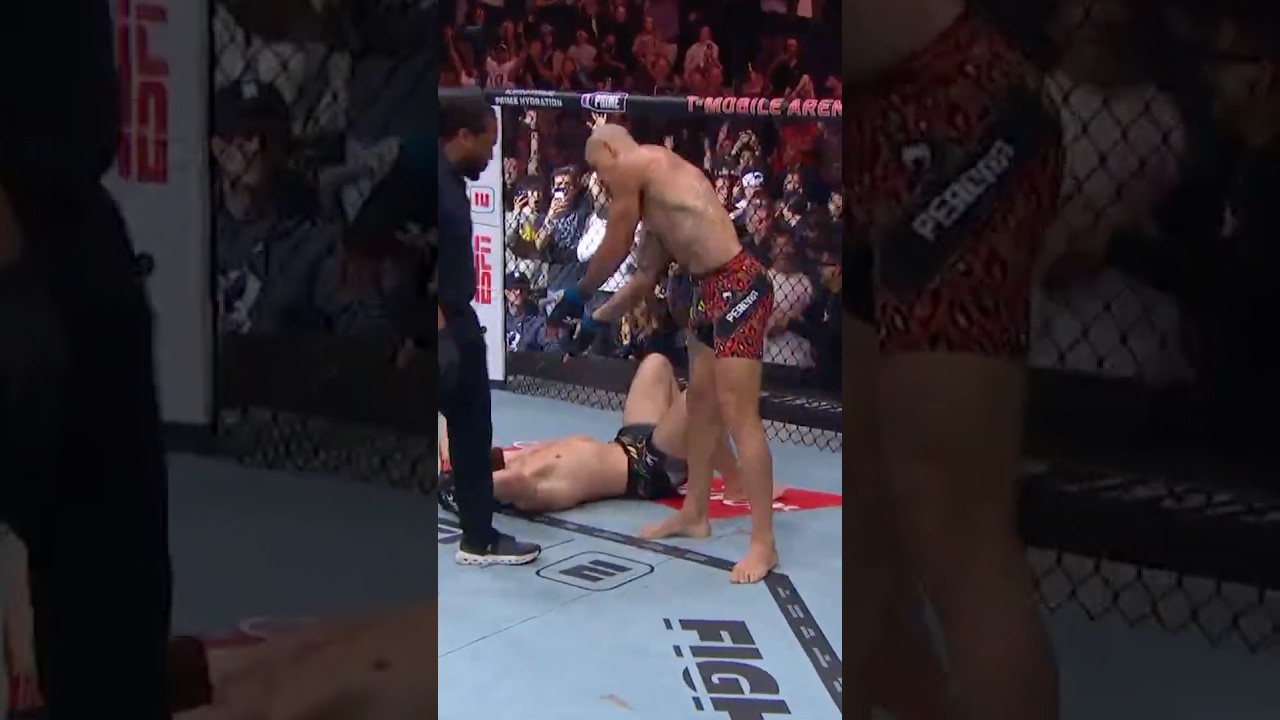 Alex Poatan Nocauteia Magomed Ankalayev! 🏹 #UFC320