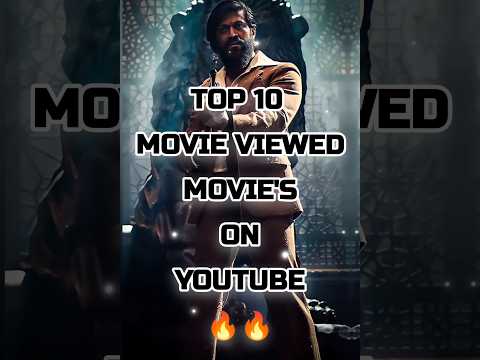 Top 10 Most Viewed Movie On YouTube 🔥😍🔥 #shorts #youtubemovies #shortsvideo