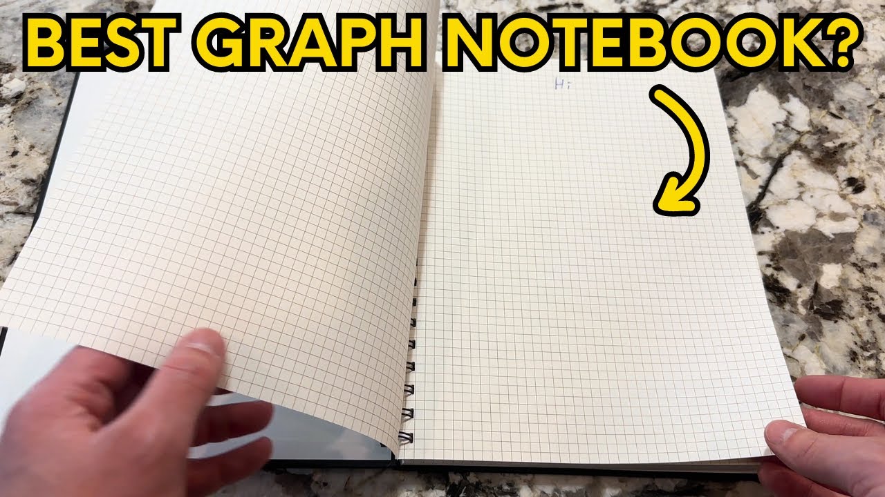 A4 Graph Paper Spiral Notebook - 4 Pack 📝