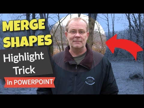 Merge Shapes Trick in PowerPoint