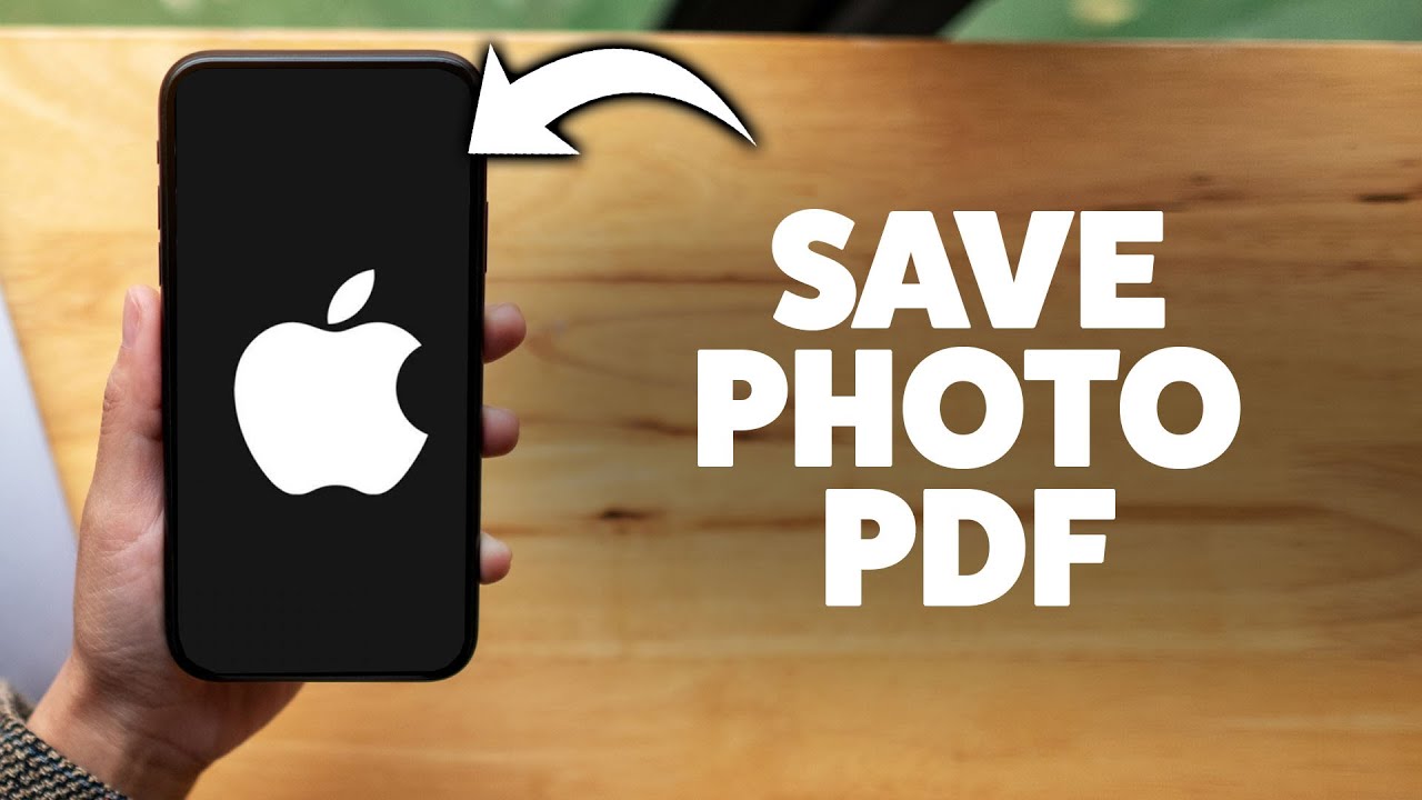 How to Save a Photo as a PDF on iPhone in 2025: Step-by-Step Guide