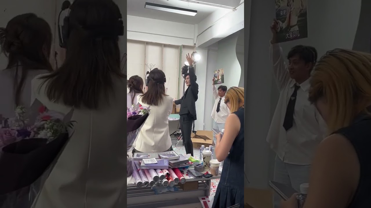 Behind the Scenes of Yesterday's Live Product Reveal #Chensi #沉思 #ChineseDrama #ShortDramaChinese #CDrama