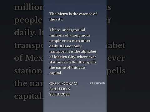 crypto gram puzzle solution 23.10