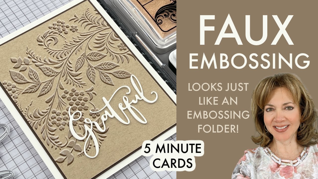 Discover Faux Embossing: A Quick & Easy Stamping Technique 🎨