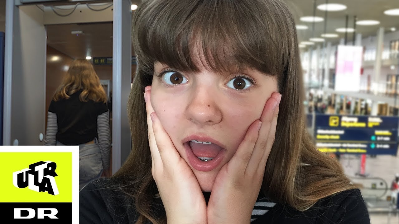 Hedvig flyver alene og bliver stoppet i security ✈️
