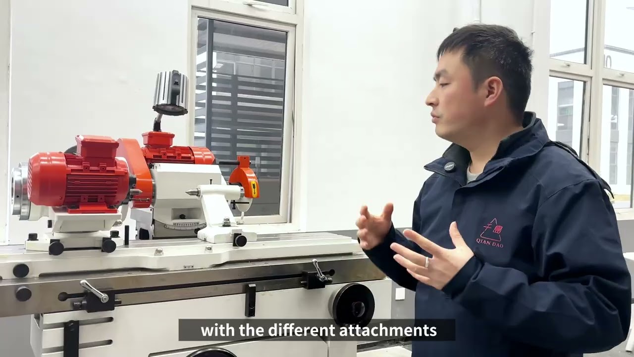 MQ6025A Universal Tool Grinder for Endmill Drillbits Gears and Worn wheel Hobs Resharpening#grinder