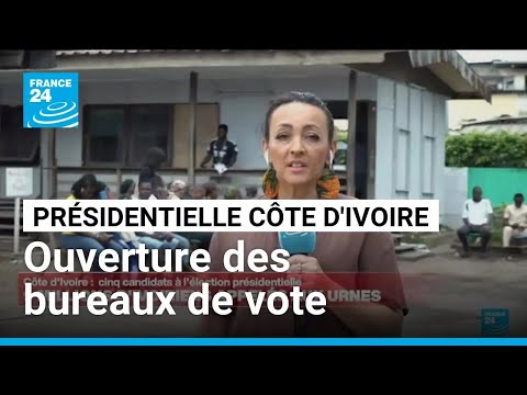 Présidentielle en Côte d'Ivoire : environ 9 millions d'électeurs mobilisés pour le premier tour