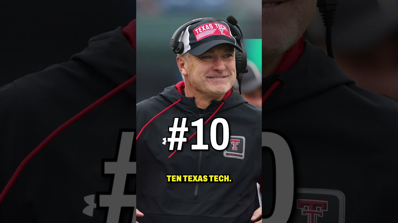 Week 10 College Football Top 10 Rankings 🚨