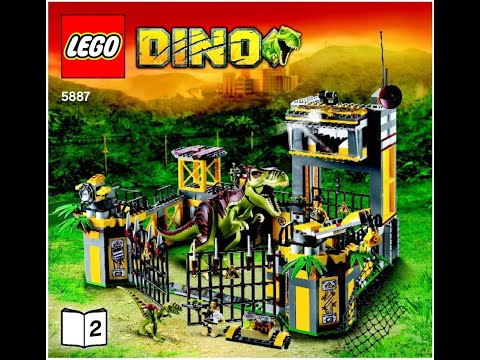 5887 Instructions For LEGO Dino Defense HQ Fase 2
