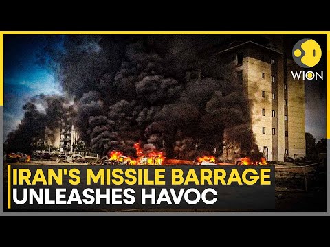 Israel-Iran War: Iranian Missiles Strike Southern Israel, Fire Erupts As Cars Set Ablaze | WION