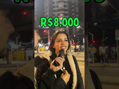 Qual a tua profissão? 💸 #dinheiro #trabalho #entrevista #profissao #salario