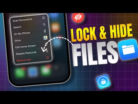 How to Lock and Hide iPhone Files in Files App | Hide Photos, Videos, and Documents on iPhone