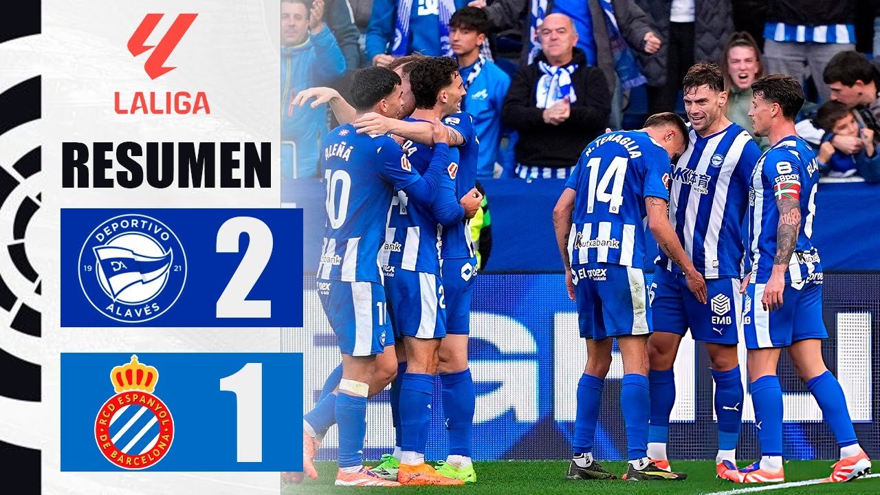 Resumen del Partido Alavés vs Espanyol 2-1 | LaLiga 2025/26 ⚽
