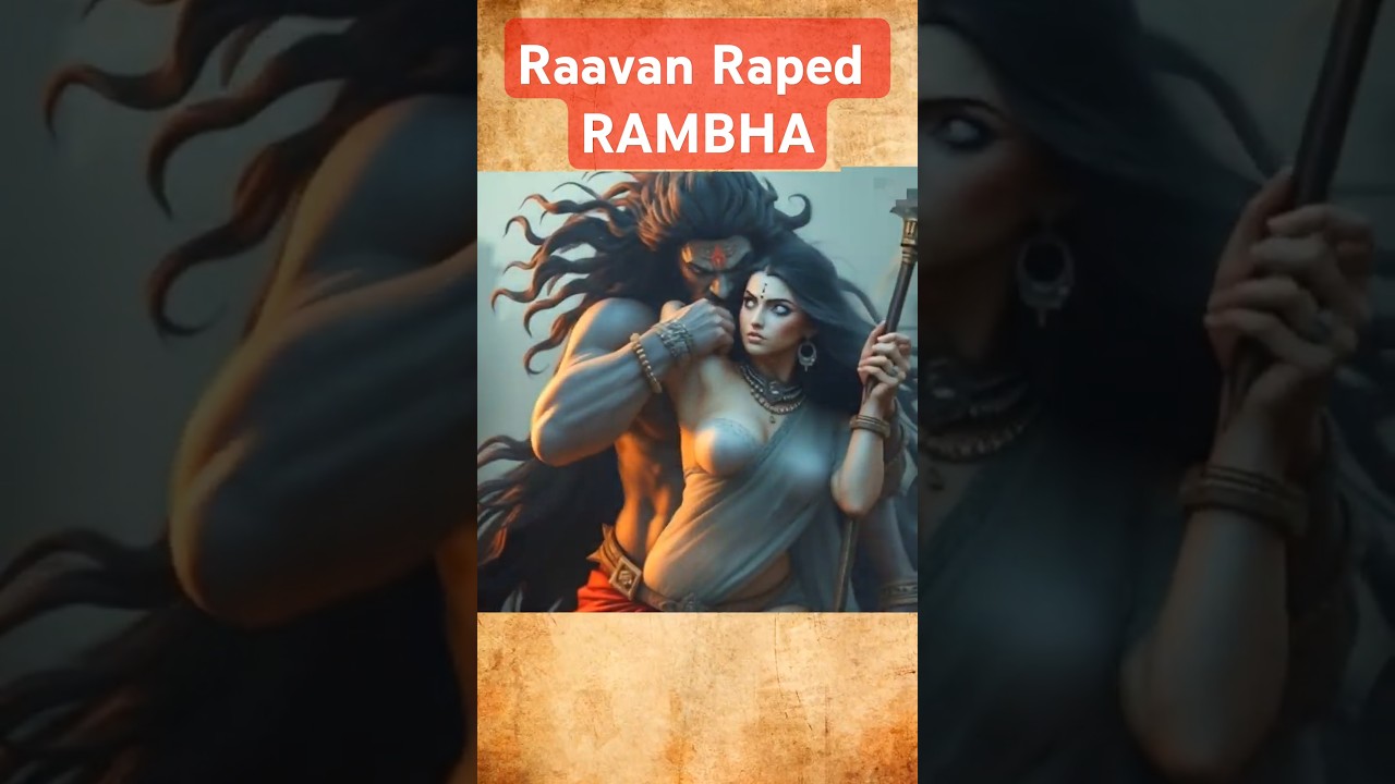 Rambha & Ravana: A Mythical Saga of Desire and Defiance ✨