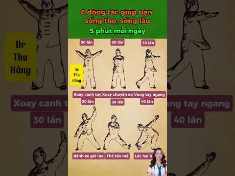 6 bài tập giúp sống thọ #drthuhang #duongsinhdongy