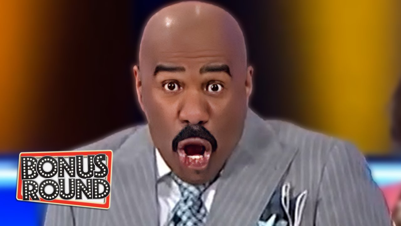 Hilarious Family Feud Answers That Totally Ruined Steve Harvey's Marathon! 😂