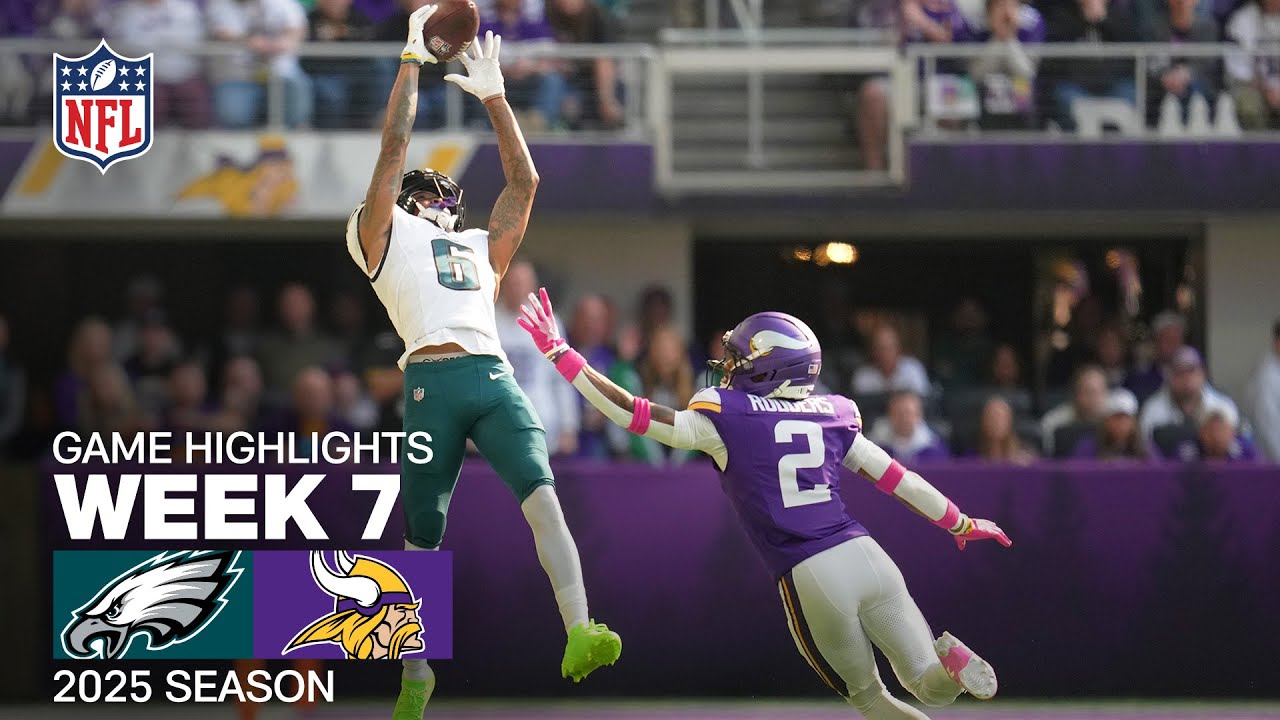Epic Showdown: Philadelphia Eagles vs. Minnesota Vikings | NFL Week 7 Highlights 🏈