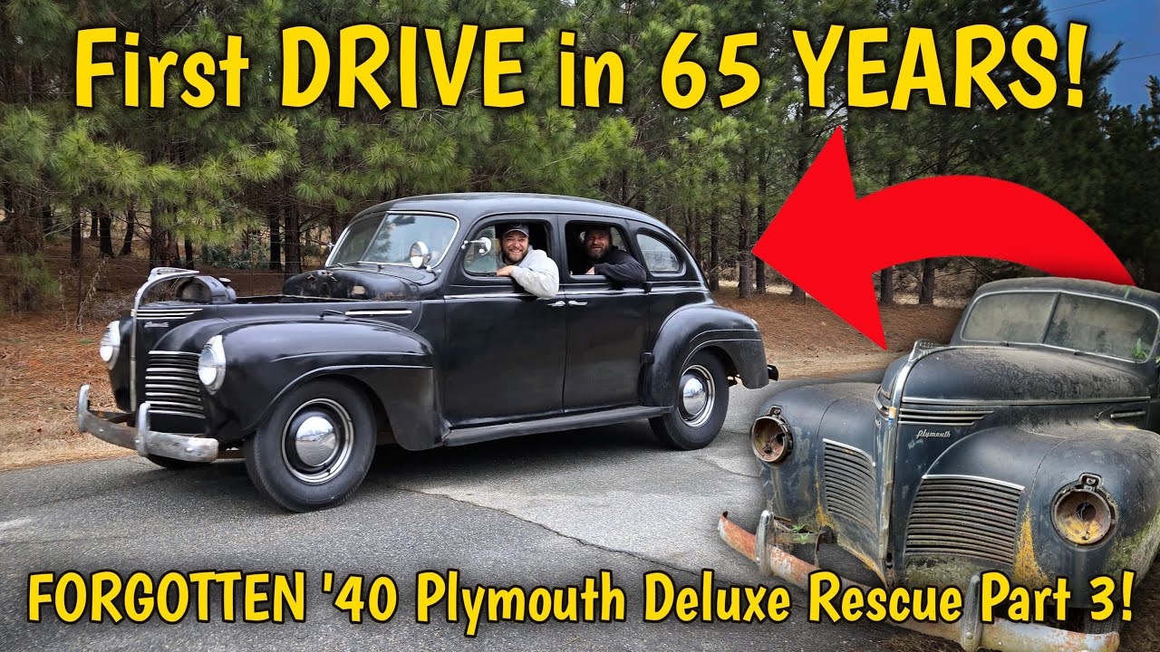 First Drive in 65 Years! Restoring a '40 Plymouth Deluxe 🚗