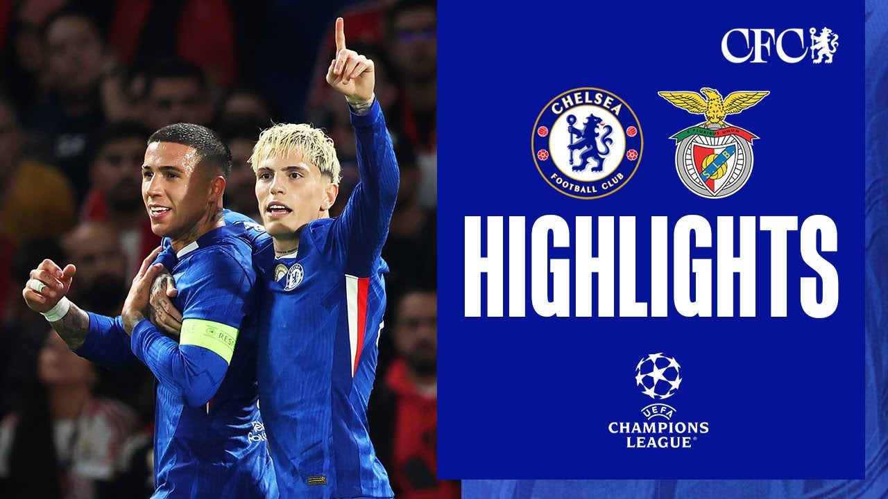 Chelsea Secures 1-0 Victory Over Benfica | Champions League 2025/26 Highlights ⚽