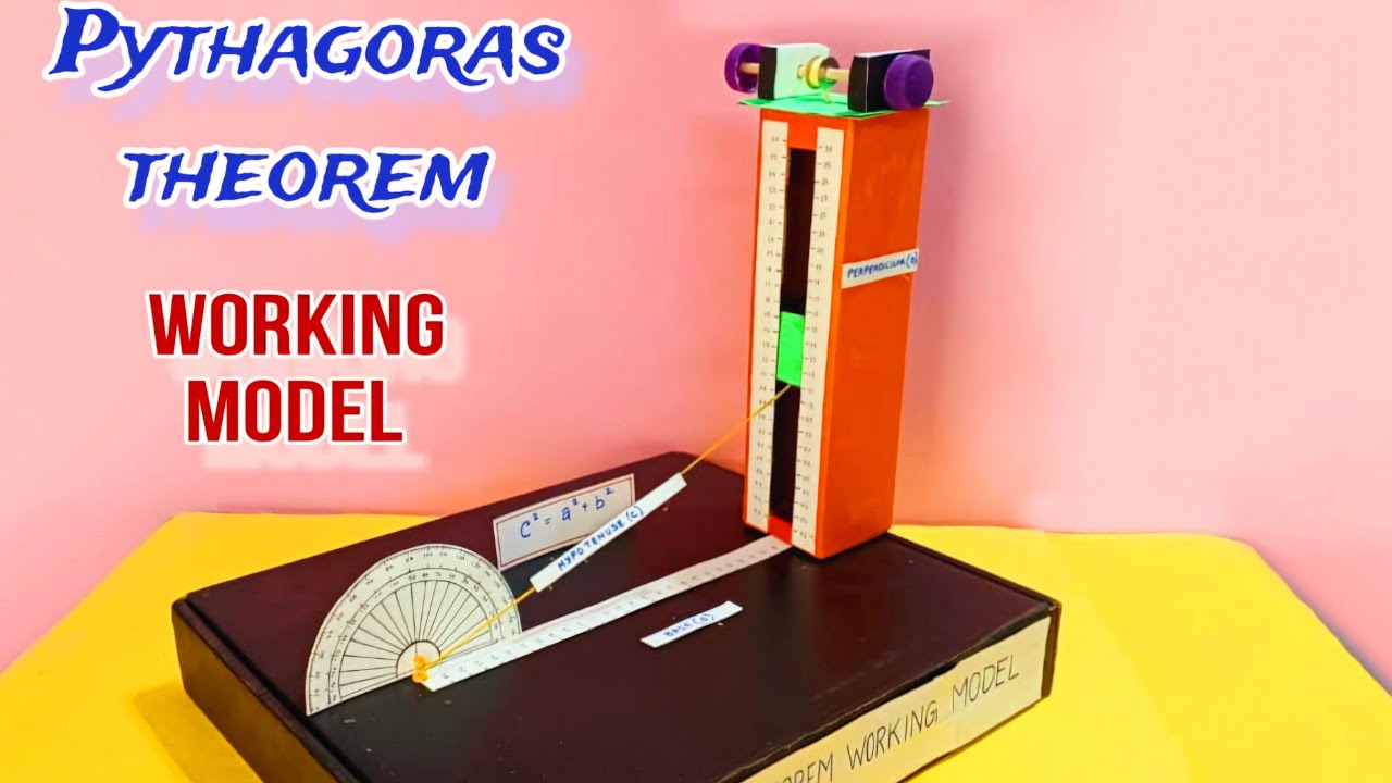 DIY 3D Pythagoras Theorem Model for Math Projects 🧮